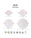EILAT * EMPOTRABLE LED CCT 6W BLANCO